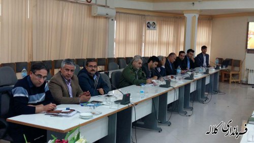 جلسه شورای هماهنگی مدیریت بحران شهرستان کلاله برگزار شد