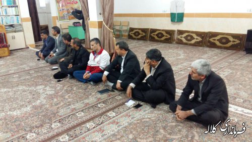 جلسه ستاد ساماندهی شئون فرهنگی در مناسبتهای مذهبی کلاله برگزار شد