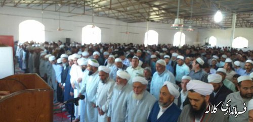 برگزاری اقامه نماز باشکوه عید سعید فطر در بخش پیشکمر