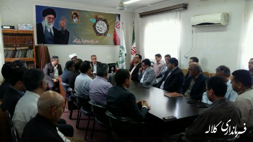 فرماندار و جمعی از مدیران شهرستان با رییس و پرسنل اداره تبلیغات اسلامی دیدار کردند