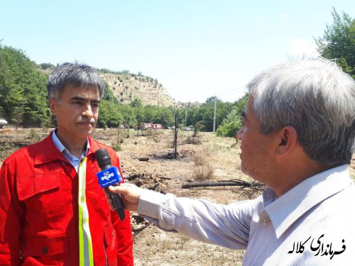 امسال ۲۸ مورد حریق به ۲۰ هکتار عرصه منابع ملی در استان گلستان خسارت زد