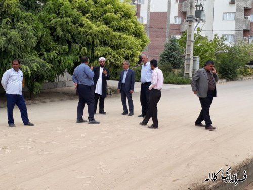 بازدید فرماندار کلاله از‌ وضعیت جاده مسکن مهر شهرستان