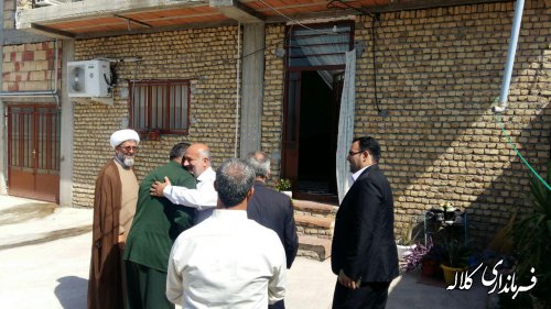 فرماندار کلاله با جانباز سادات شهرستان دیدار کرد
