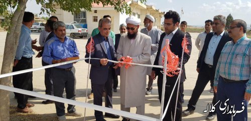 پروژه اجرای شبکه توزیع آب روستای مالای شیخ غراوی کلاله با اعتبار ۳/۵ میلیارد ریال به بهره برداری رسید
