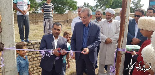 پروژه پیاده رو سازی روستای صوفی شیخ داز کلاله با اعتبار  700 میلیون ریال افتتاح گردید