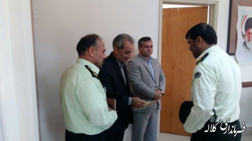 فرمانده و پرسنل نیروی انتظامی کلاله با فرماندار شهرستان دیدار کردند