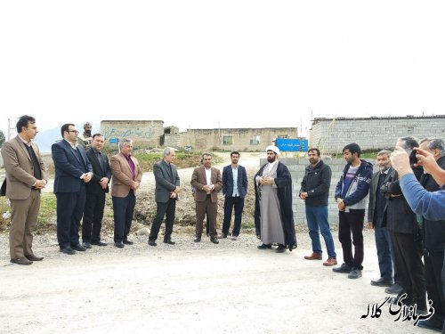 پروژه زیرسازی و آسفالت 3 روستای بخش مرکزی کلاله به بهره برداری رسید