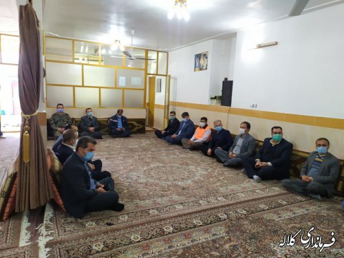 دیدار جمعی از مسئولان کلاله با امام جمعه شهرستان 