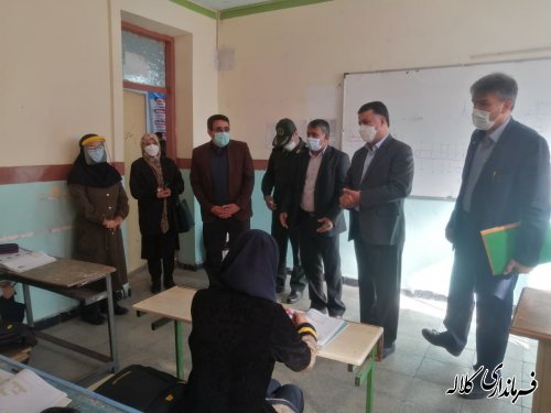 بازدید اعضای قرارگاه زیستی طرح شهید سلیمانی کلاله از مدارس