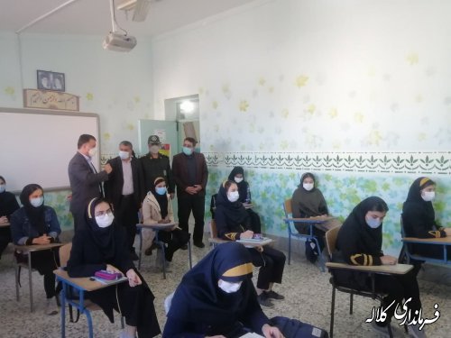 بازدید اعضای قرارگاه زیستی طرح شهید سلیمانی کلاله از مدارس
