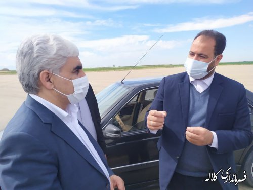 بازدید مدیرعامل شرکت فرودگاه ها و ناوبری هوایی ایران از فرودگاه شهدای کلاله