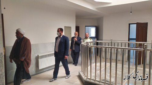 بازدید فرماندار کلاله از روند ساخت ساختمان جامعة القرآن کلاله