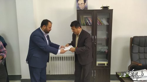 تجلیل فرماندار کلاله از کارکنان بهزیستی شهرستان 