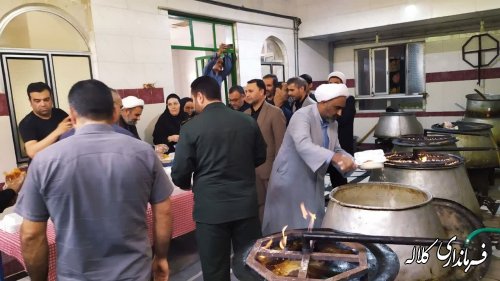 آشپزخانه  اطعام حسینی در شهر کلاله افتتاح شد