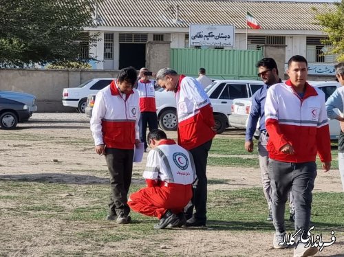 برگزاری مانور لحظه صفر مدیریت بحران در شهرستان کلاله