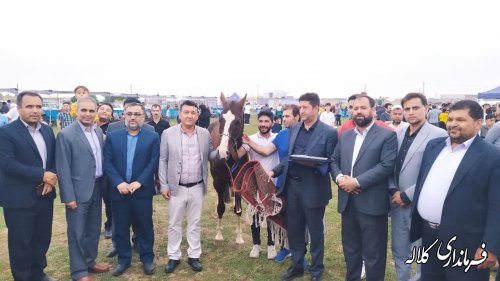 برگزاری جشنواره ملی فرهنگی، ورزشی، زیبایی اسب اصیل ترکمن در روستای صوفیان