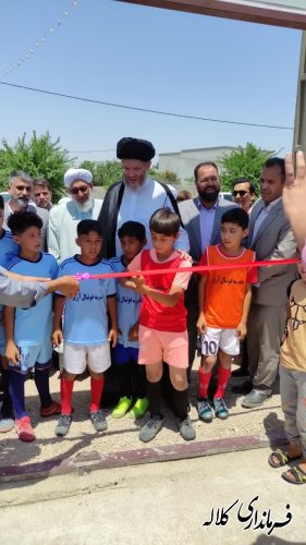  سه طرح عمرانی، تفریحی و ورزشی در شهر فراغی به بهره برداری رسید