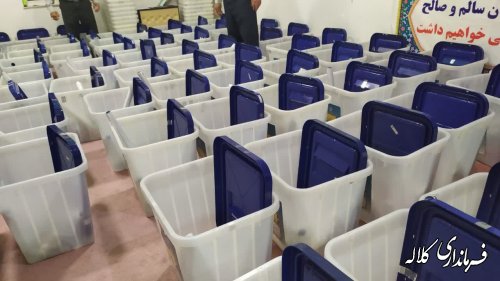 ۹۴ صندوق اخذ رای در شهرستان کلاله آماده شده است